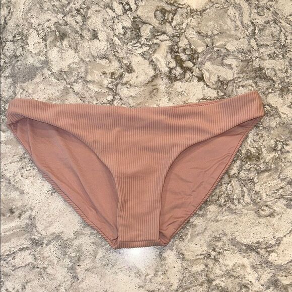 🩱 Frankies Bikinis Ribbed Bikini Bottoms – Medium - Picture 1 of 5